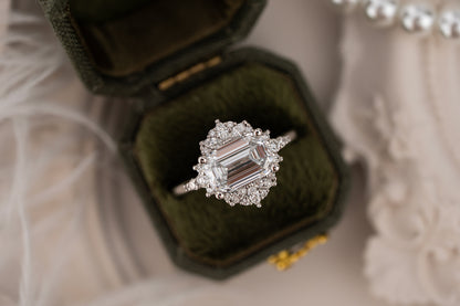 The Comtesse Ring | 2.68 CT Emerald Cut Diamond