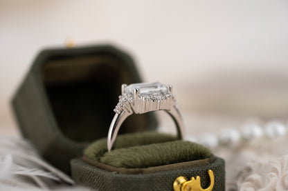 The Comtesse Ring | 2.68 CT Emerald Cut Diamond