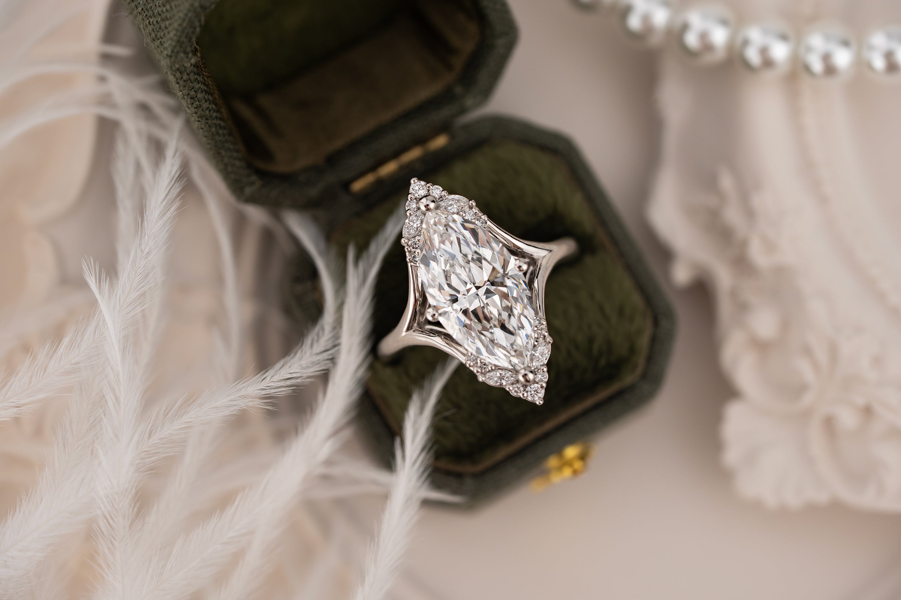 The Everlight Ring | 3.8 CT Marquise Diamond