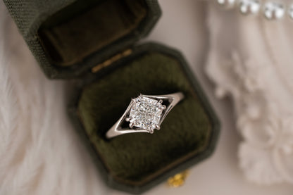 The Willow Ring | 2.06 CT Square Radiant Diamond
