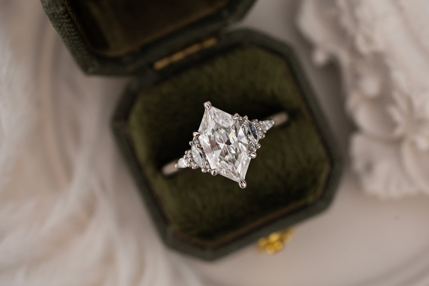 The Low Maeve Ring | 1.87 CT Dutch Marquise Diamond