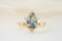 The Aurora Ring | 3.11 CT Pear Light Blue Sapphire - Lavender Creek Gems 