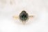 The Charlotte Ring | 1.84 CT Pear Teal Green Sapphire - Lavender Creek Gems 