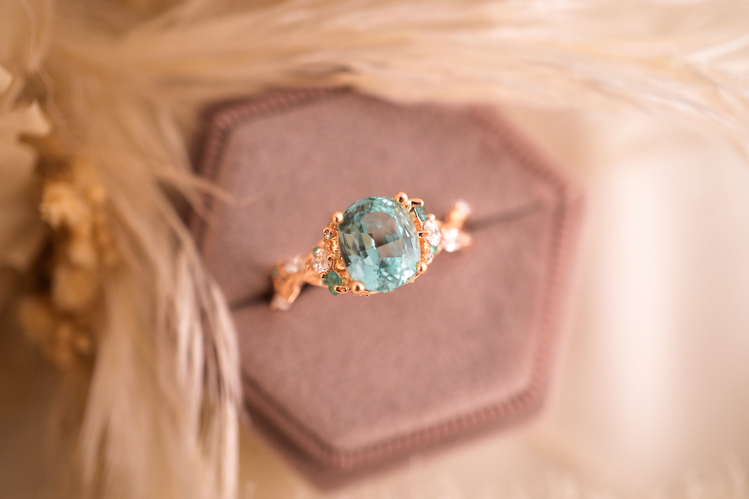 The Fillory 1.7 CT Paraiba Tourmaline Ring – Lavender Creek Gems