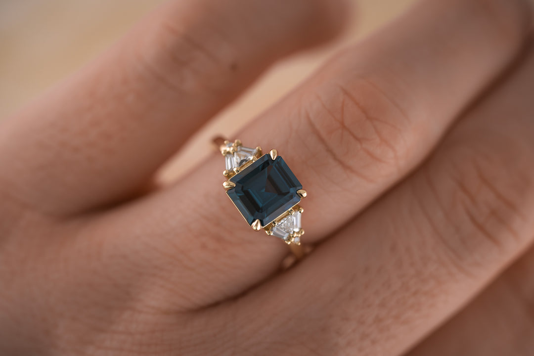 The Vera 2.57 CT Blue Spinel Ring
