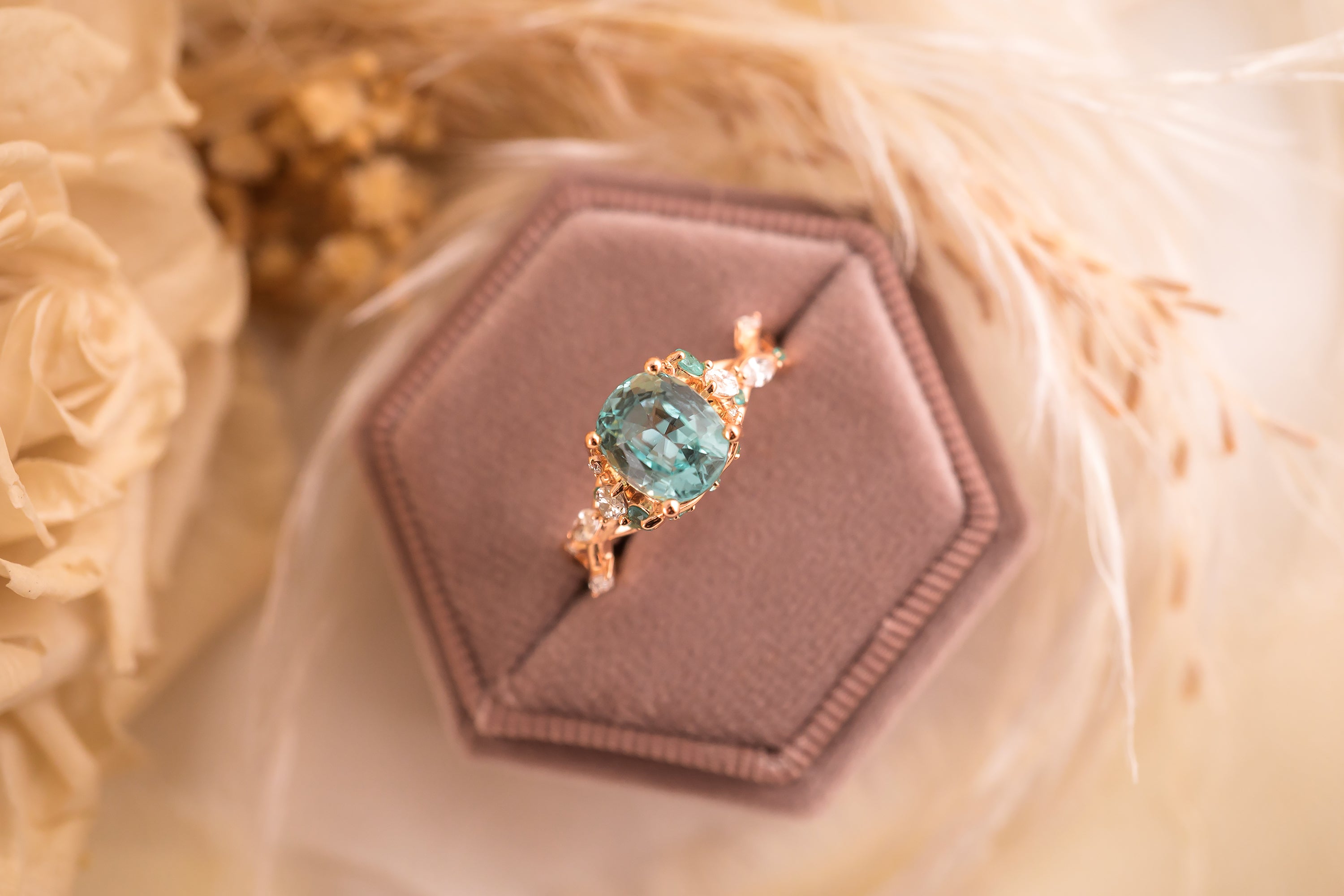 The Fillory 1.7 CT Paraiba Tourmaline Ring – Lavender Creek Gems