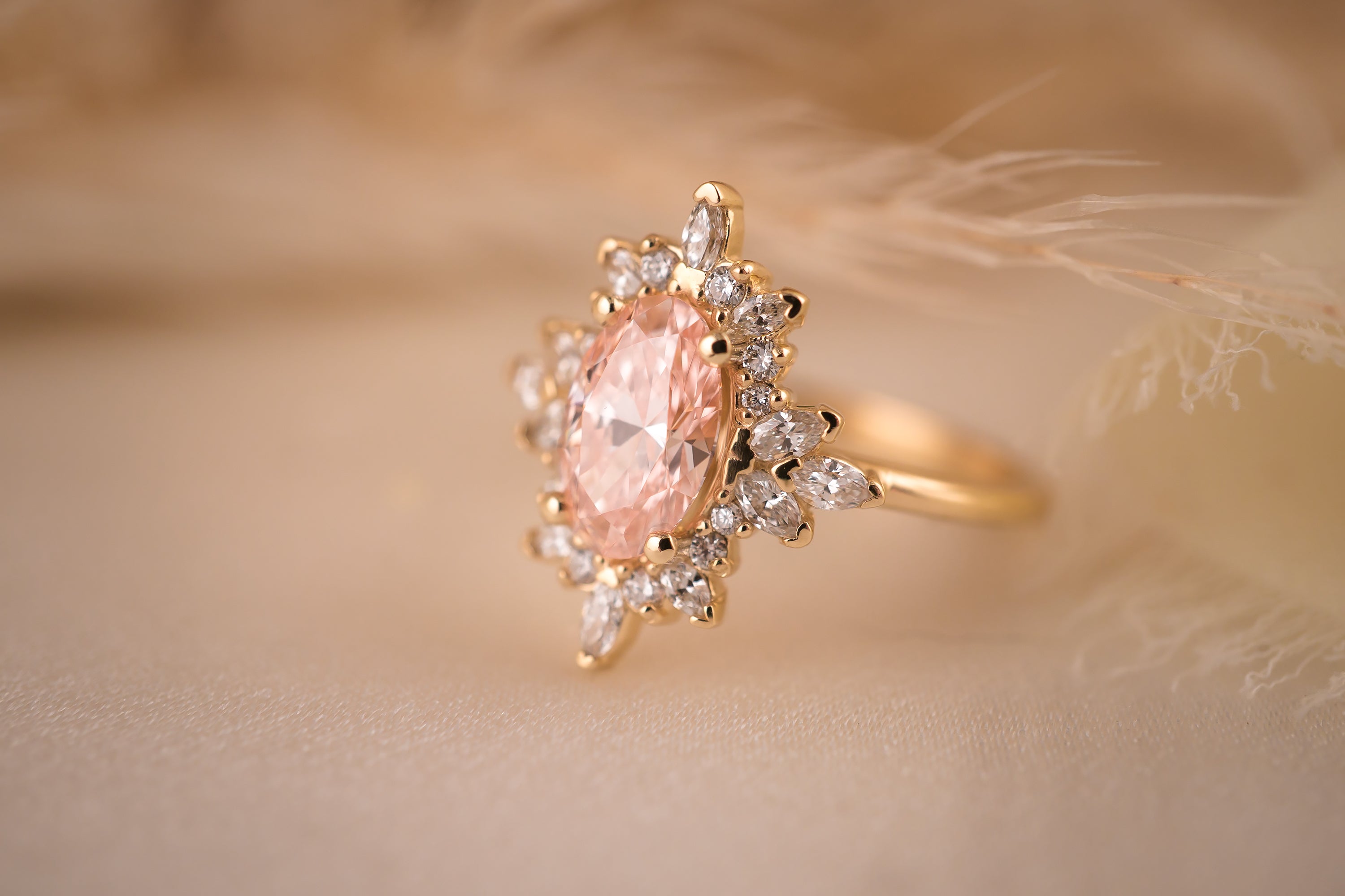 Diamond wedding ring-Solid 14k white gold -handmade diamond stacking r –  WILLWORK JEWELRY