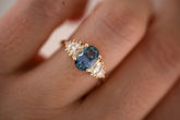 The Vivienne 1.95 CT Oval Sapphire Ring - Lavender Creek Gems 