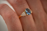 The Vivienne 1.95 CT Oval Sapphire Ring - Lavender Creek Gems 