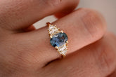 The Vivienne 1.95 CT Oval Sapphire Ring - Lavender Creek Gems 