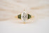 The Tria Ring | 2.4 CT Dutch Marquise Diamond + Green Sapphire - Lavender Creek Gems 