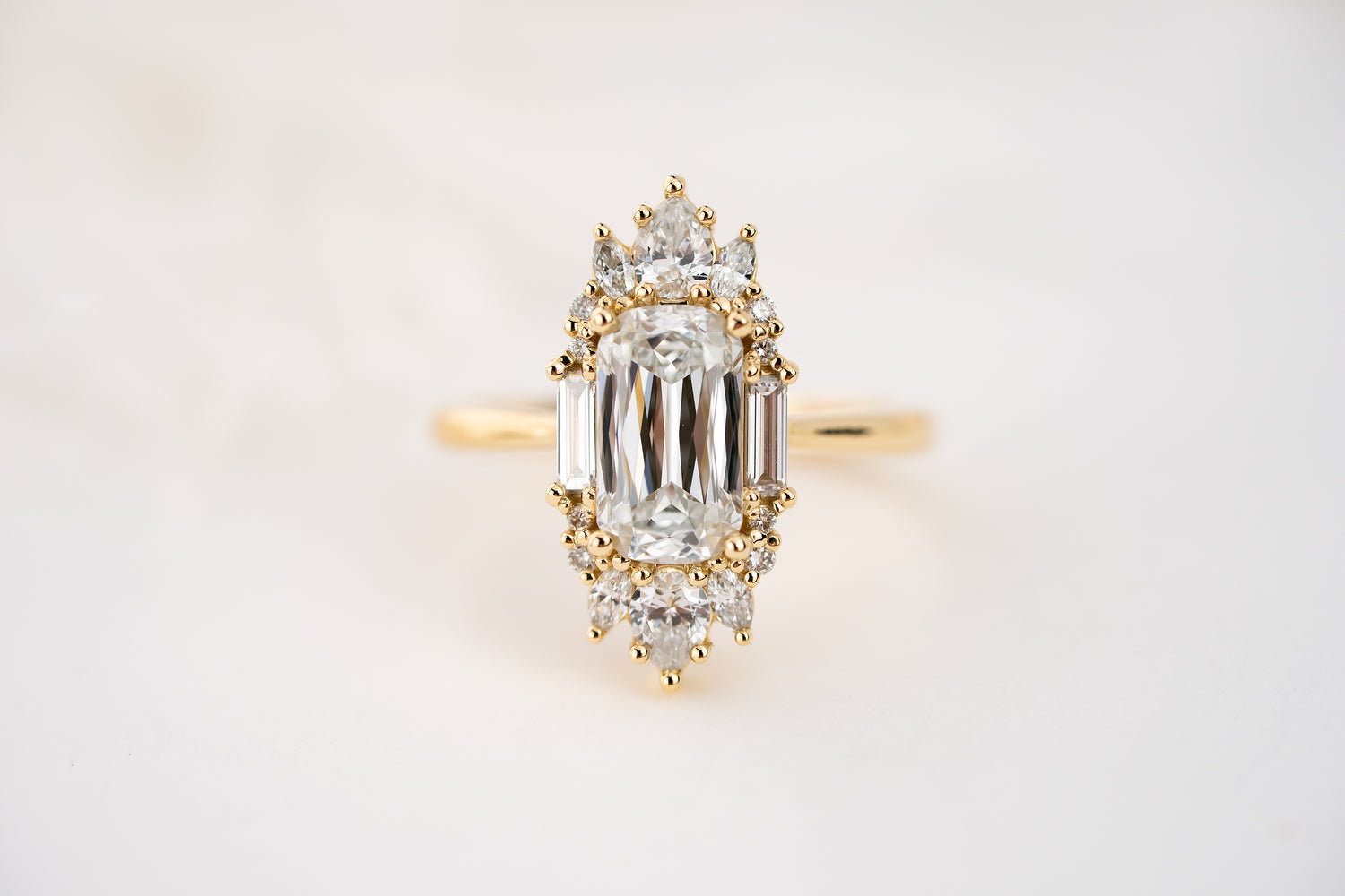 The Georgia Ring | 2 CT Crisscut Cushion Diamond - Lavender Creek Gems 