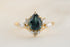 The Aurora Ring | 1.31 CT Pear Cut Indicolite Tourmaline - Lavender Creek Gems 