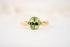 The Fates Ring | 1.93 CT Oval Apple Green Tourmaline - Lavender Creek Gems 