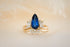 The Seraphine Set | 2.97 CT Pear Blue Sapphire - Lavender Creek Gems 