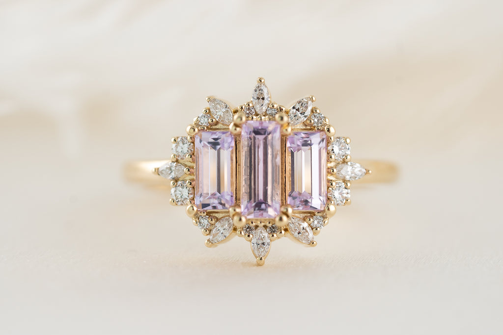 The Marial Ring | Lilac Spinel - Lavender Creek Gems 