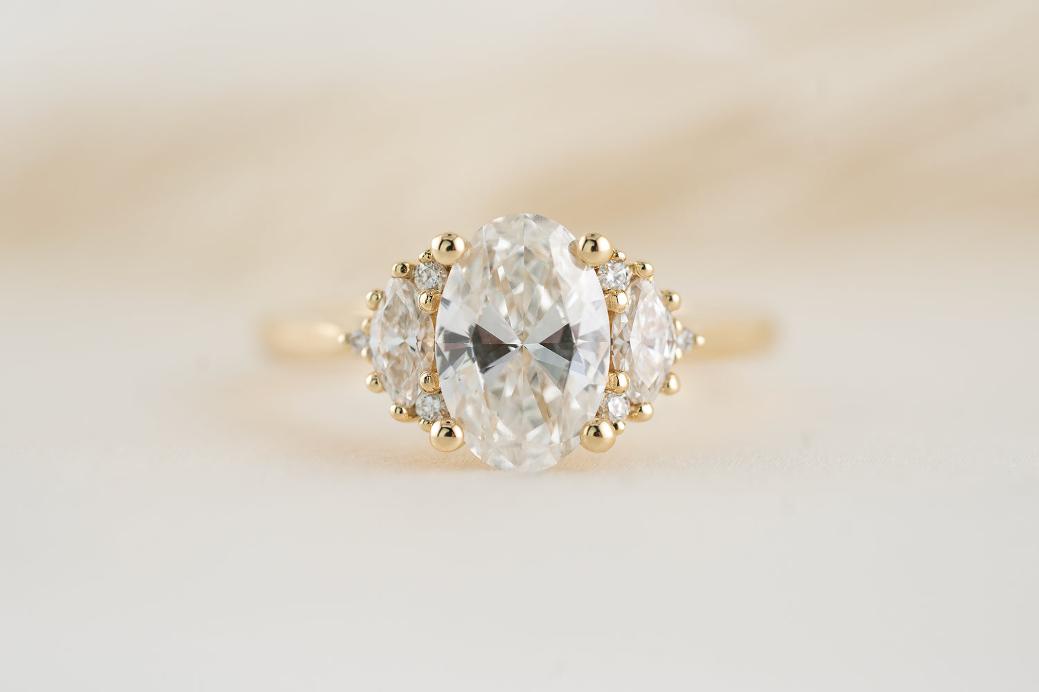 The Maren Ring | Oval Diamond - Lavender Creek Gems 