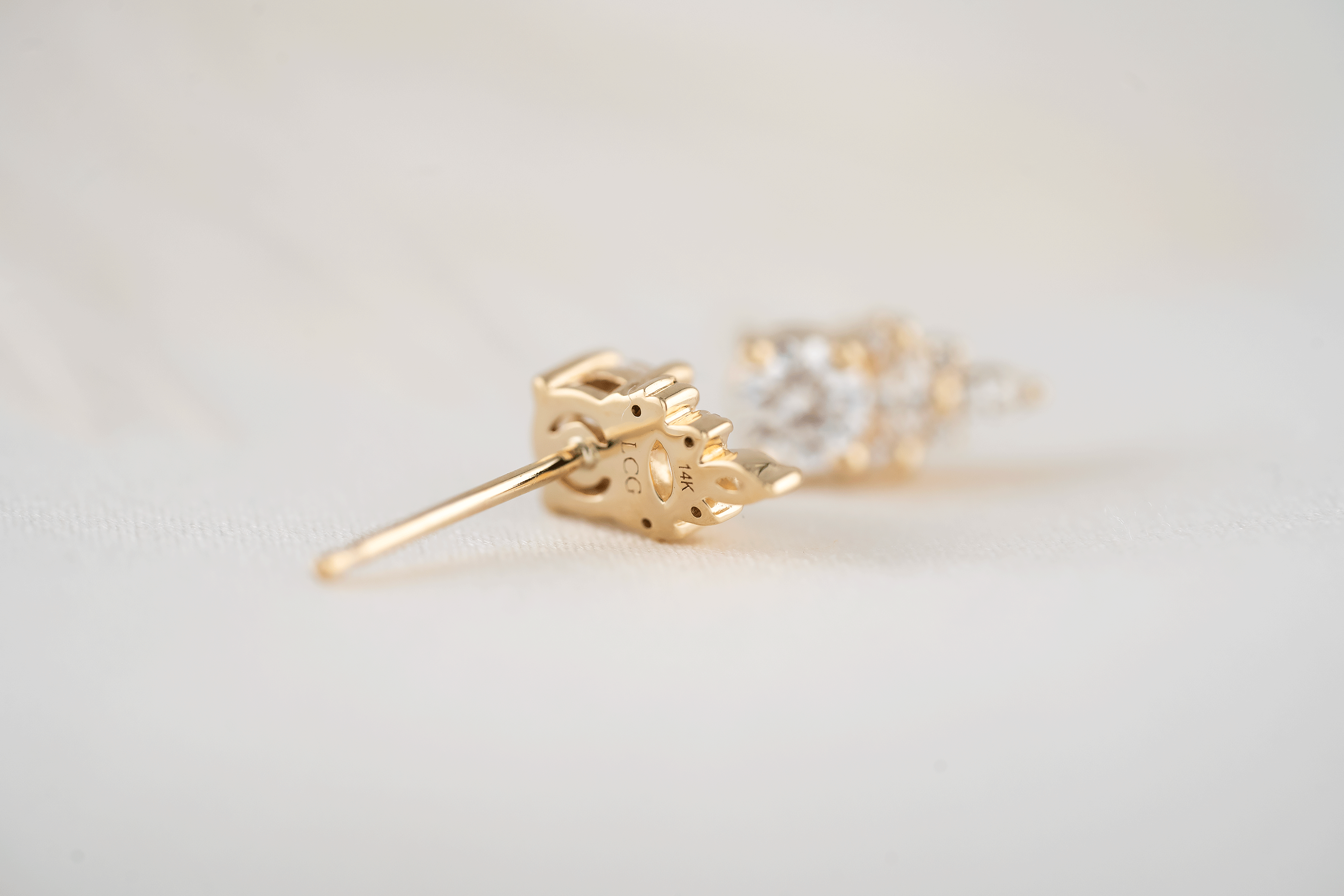 The Maeve Stud Earrings | Diamond - Lavender Creek Gems 