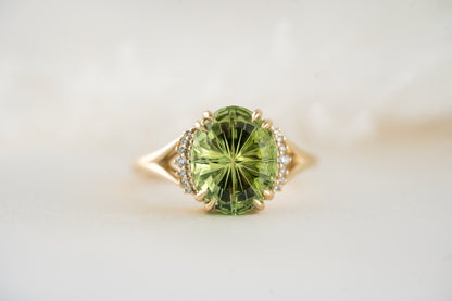 The Serendipity Ring | 4.39 CT Oval Starbrite™ Tourmaline - Lavender Creek Gems 