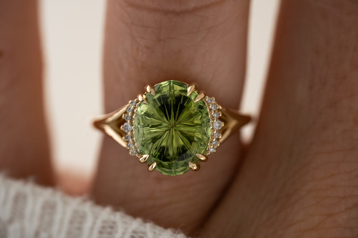 The Serendipity Ring | 4.39 CT Oval Starbrite™ Tourmaline - Lavender Creek Gems 