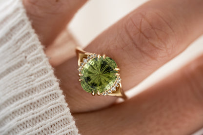 The Serendipity Ring | 4.39 CT Oval Starbrite™ Tourmaline - Lavender Creek Gems 