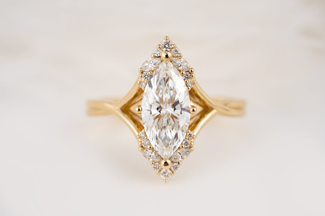 The Everlight Ring | 2 CT Marquise Diamond - Lavender Creek Gems 