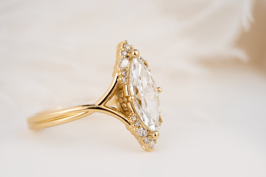 The Everlight Ring | 2 CT Marquise Diamond - Lavender Creek Gems 