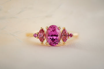 The Margot Ring | 1.48 CT Pink Sapphire - Lavender Creek Gems 