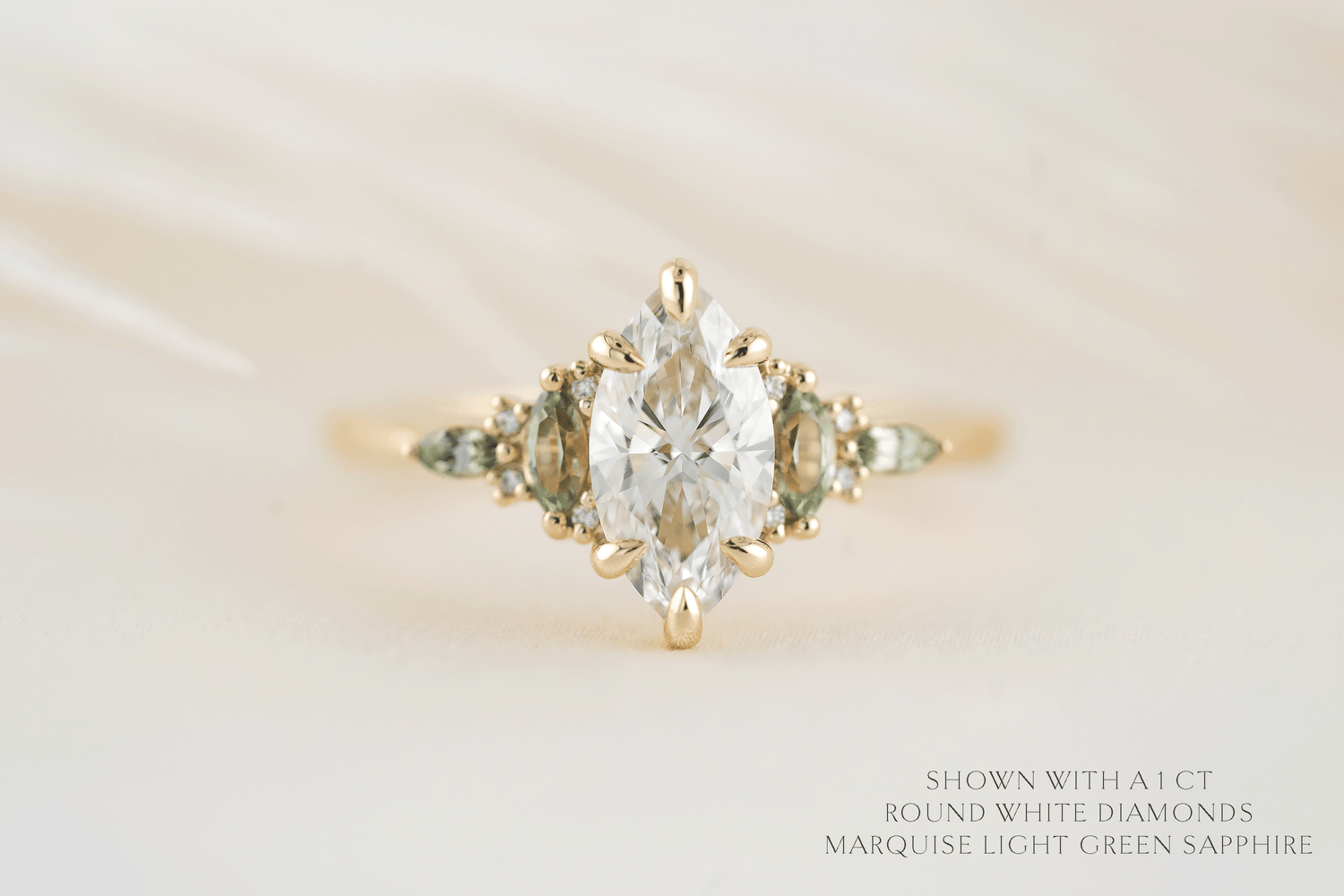 The Maeve Ring | Marquise Diamond - Lavender Creek Gems 