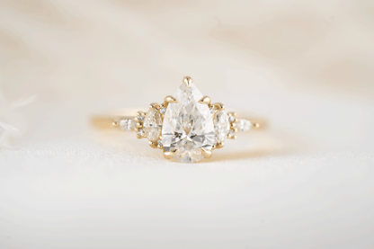 The Maeve Ring | Pear Diamond