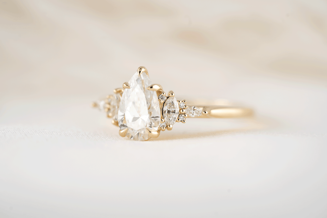 The Maeve Ring | Pear Diamond