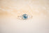 The Maeve 1.61 CT Oval Opalescent Blue Sapphire Ring - Lavender Creek Gems 