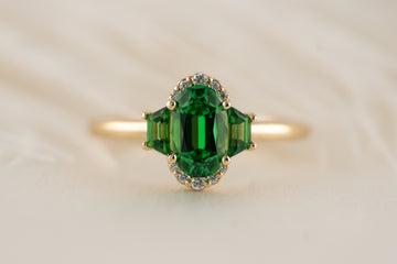 The Emerald City Ring | Tsavorite Garnet - Lavender Creek Gems 