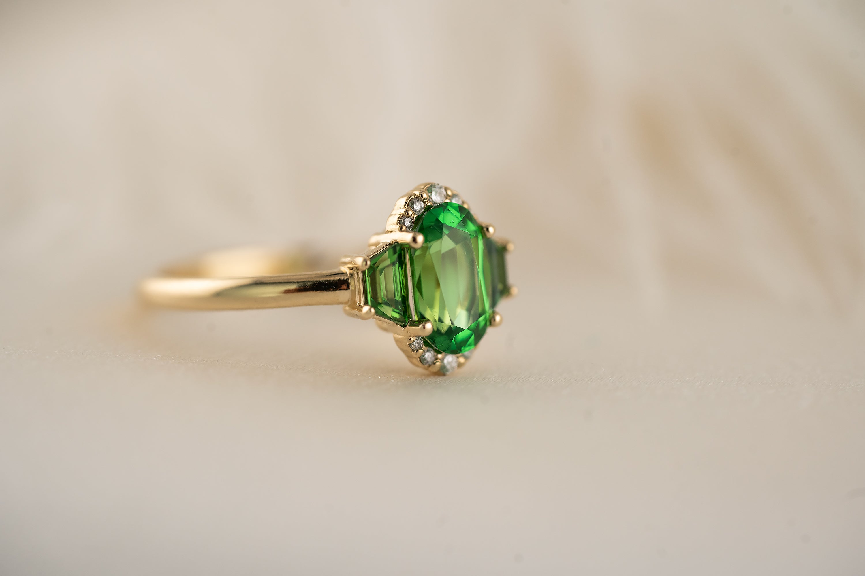 The Emerald City Ring | Tsavorite Garnet - Lavender Creek Gems 