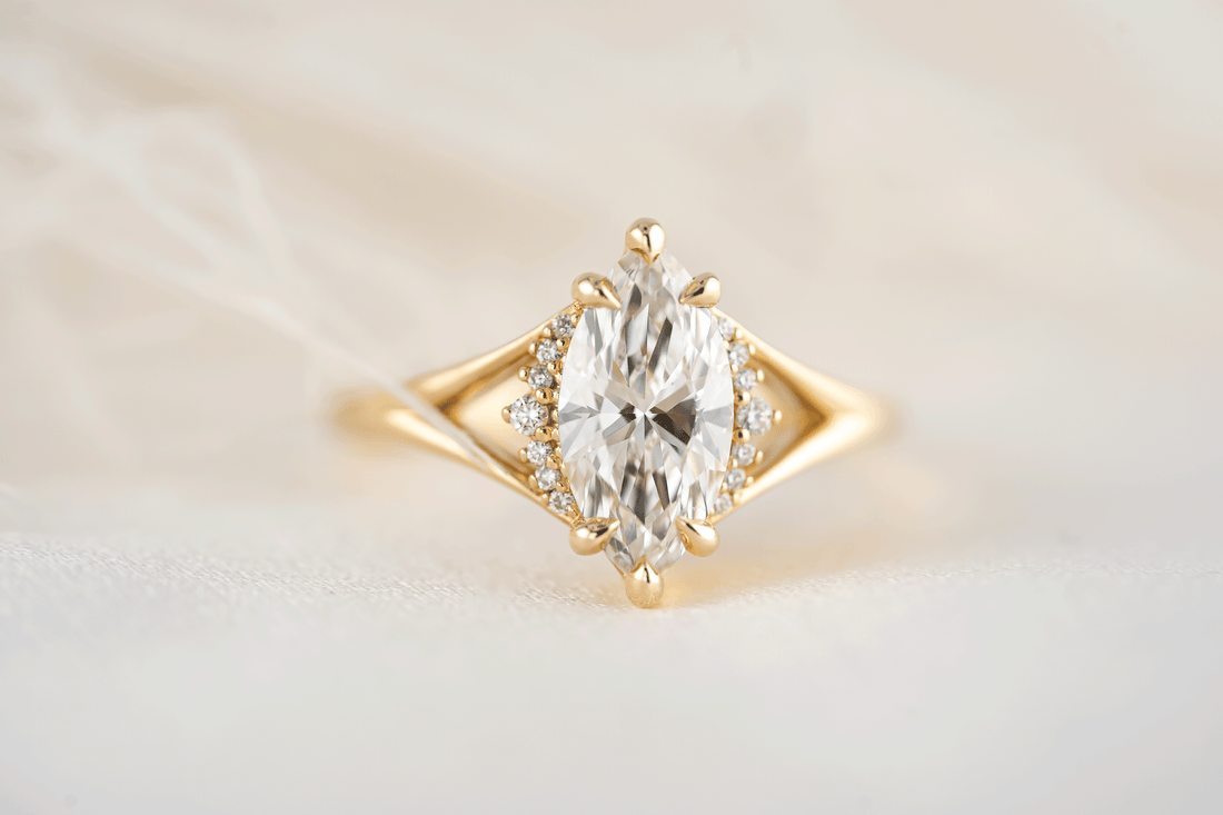 The Serendipity Ring | Marquise Diamond