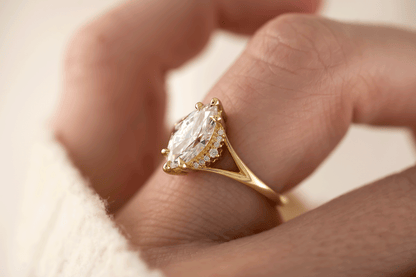 The Serendipity Ring | Marquise Diamond