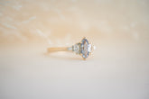 The Maeve 0.65 CT Marquise Periwinkle Sapphire Ring - Lavender Creek Gems 