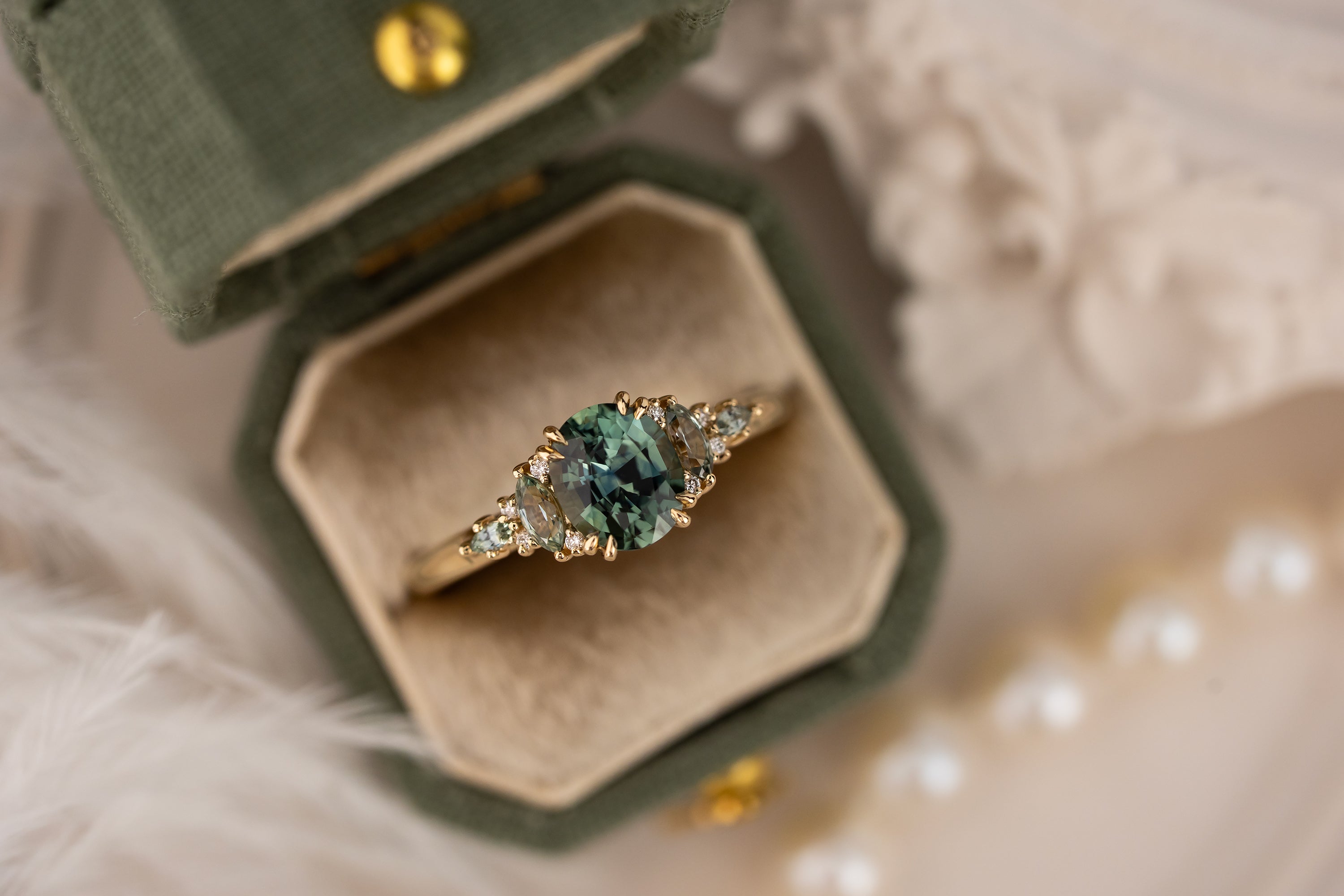 The Maeve Ring | 1.23 CT Oval Montana Sapphire - Lavender Creek Gems 