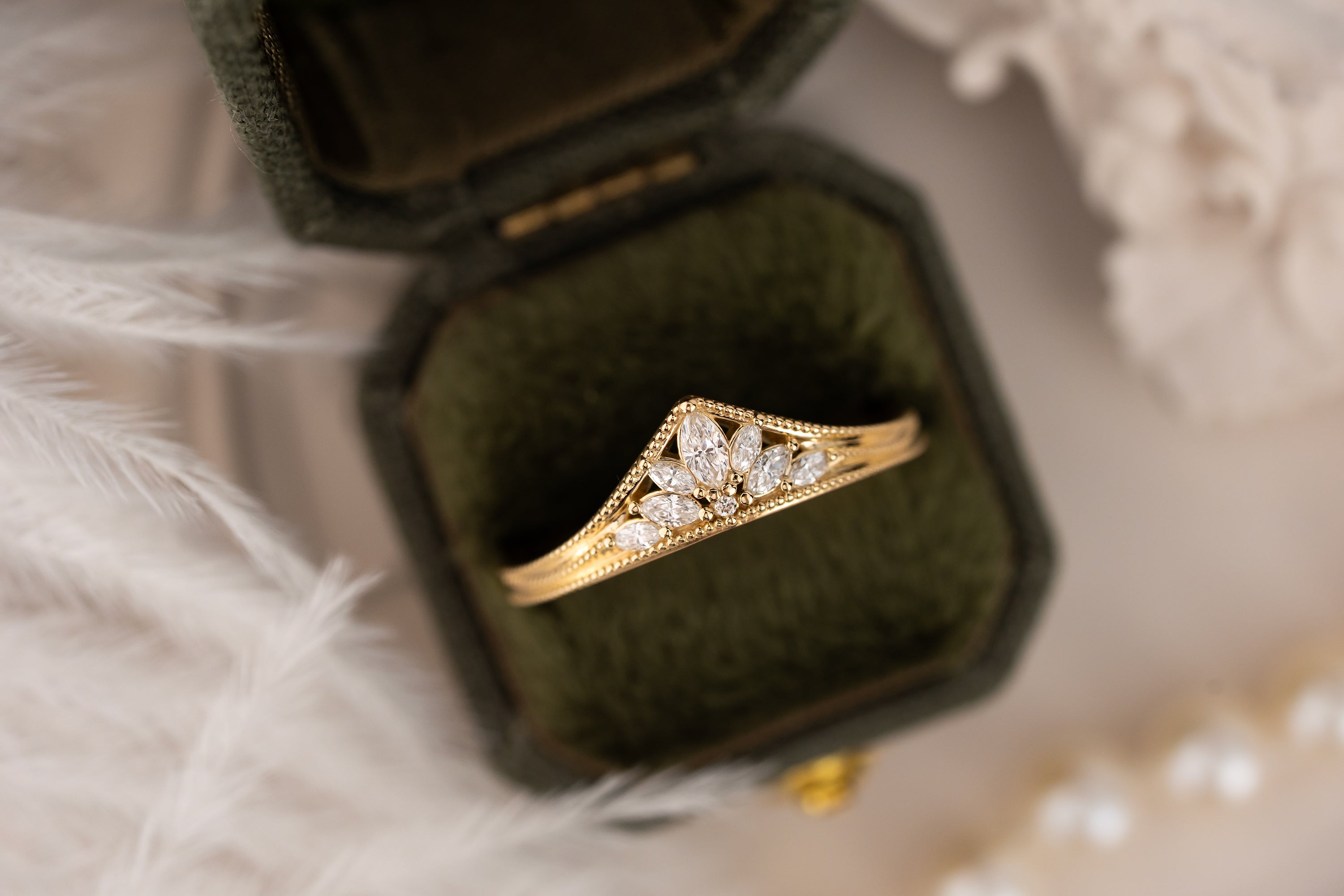 The Mini Coronet Ring - Lavender Creek Gems 