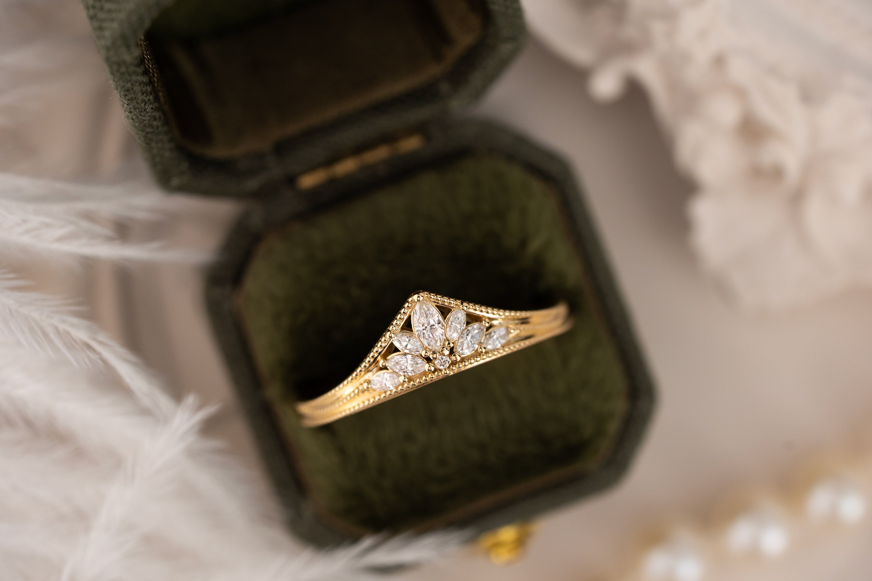 The Mini Coronet Ring - Lavender Creek Gems 