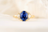The Maren Ring | 2.6 CT Royal Blue Oval Sapphire - Lavender Creek Gems 