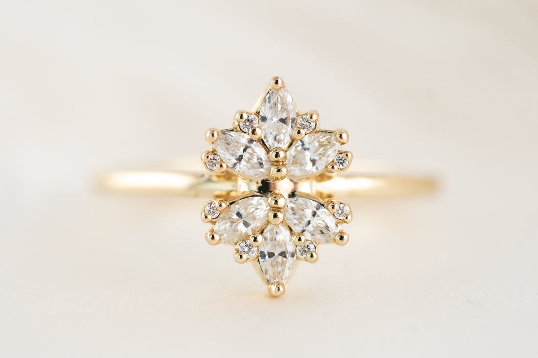 The Amaryllis Ring | Diamond - Lavender Creek Gems