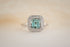 The Satine 1.57 CT Seafoam Tourmaline Ring - Lavender Creek Gems 