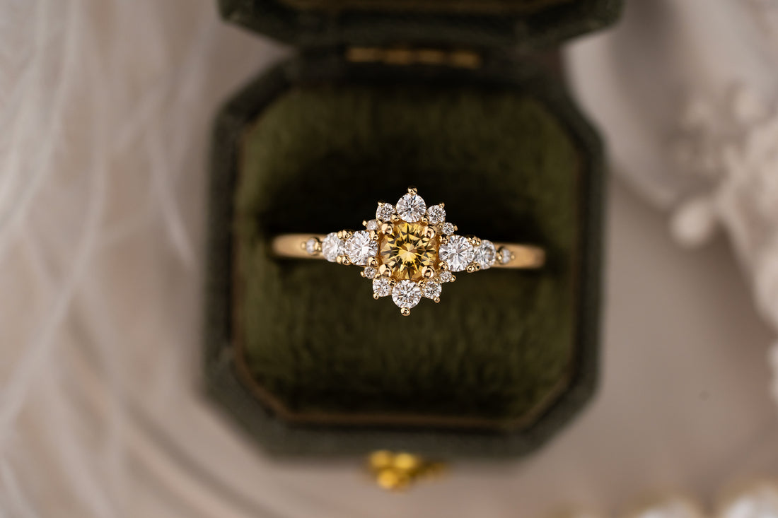 The Bloom Ring | Yellow Sapphire - Lavender Creek Gems 
