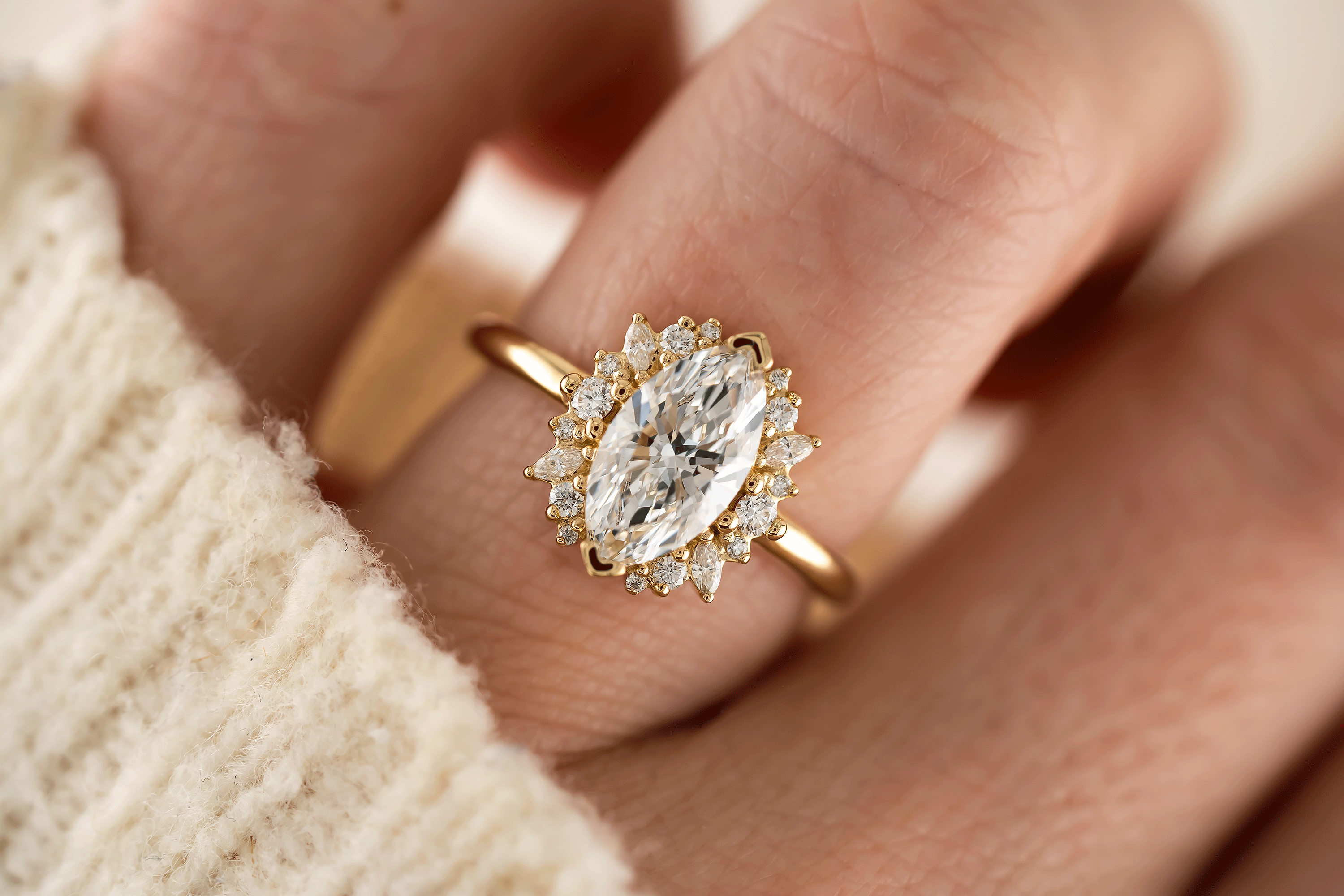 The Eleanor Ring | Diamond - Lavender Creek Gems 
