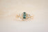 The Serene 1.18 CT Blue Sapphire Wedding Set - Lavender Creek Gems 