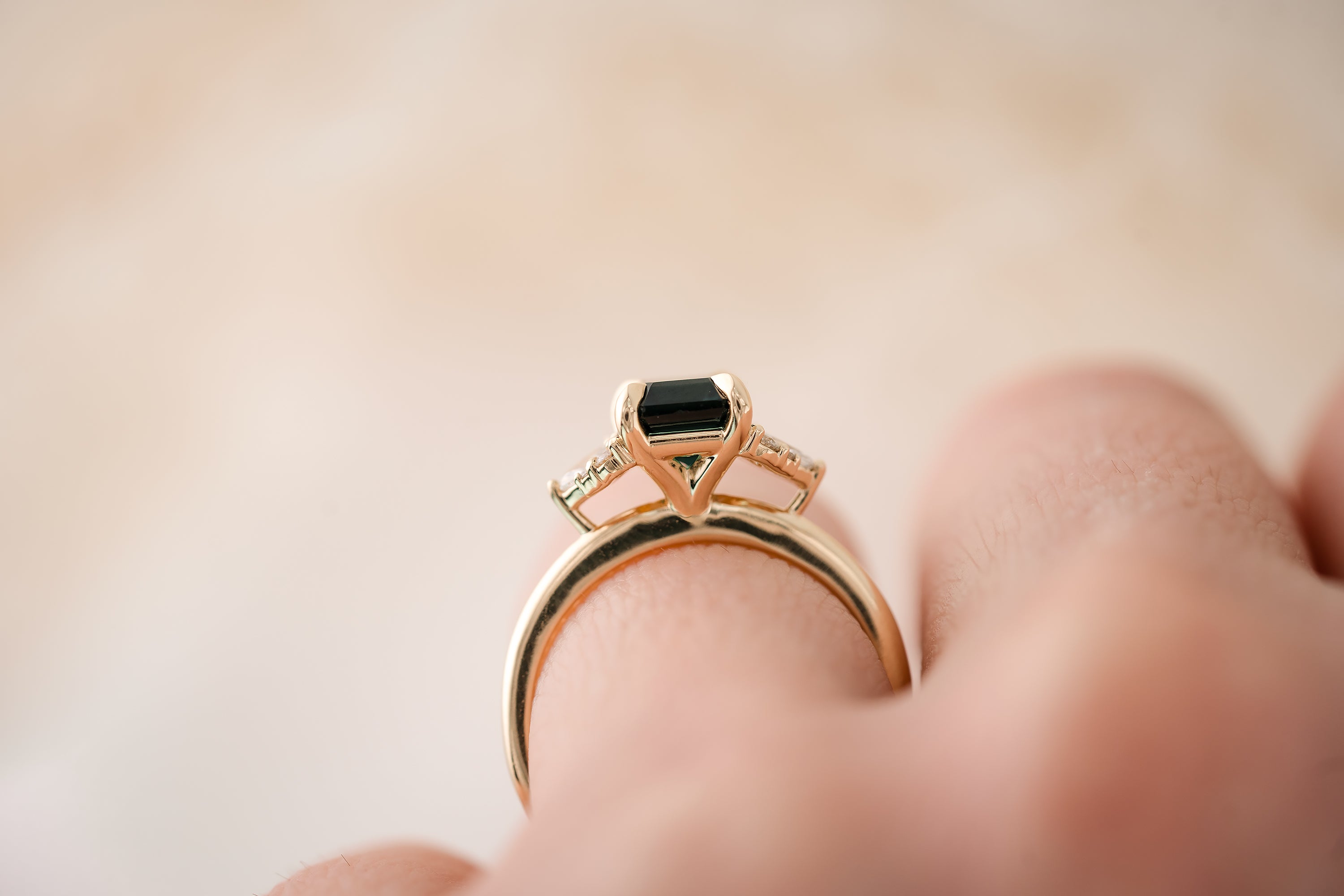 The Aya 1.56 CT Indicolite Ring - Lavender Creek Gems 
