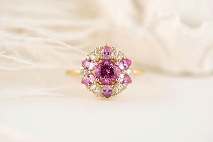 The Marigold Ring | Pink Sapphire