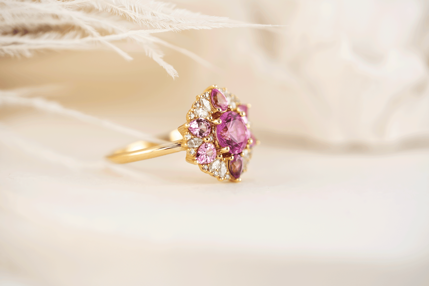 The Marigold Ring | Pink Sapphire