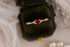 The Fates Ring | 0.28 CT Cushion Hot Pink Spinel - Lavender Creek Gems 
